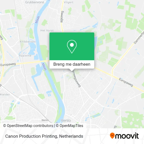 Canon Production Printing kaart