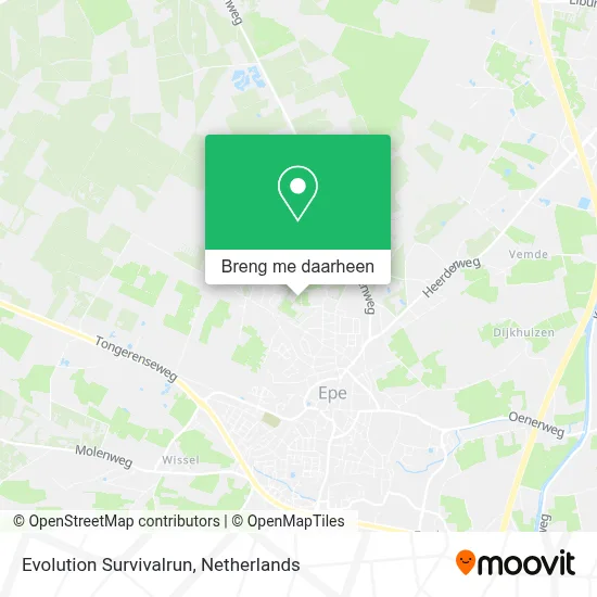 Evolution Survivalrun kaart