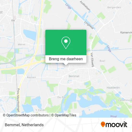 Bemmel kaart