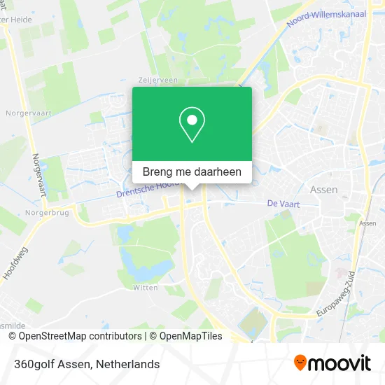 360golf Assen kaart
