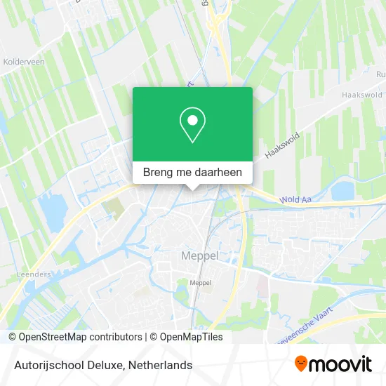 Autorijschool Deluxe kaart