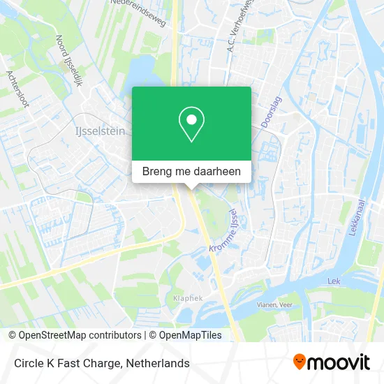 Circle K Fast Charge kaart