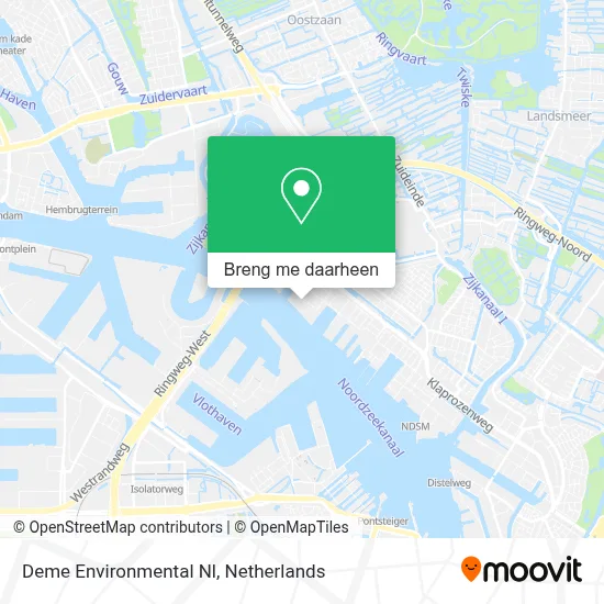 Deme Environmental Nl kaart