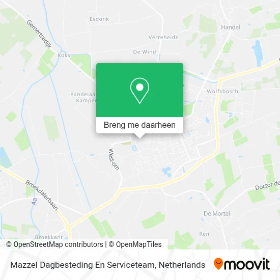 Mazzel Dagbesteding En Serviceteam kaart