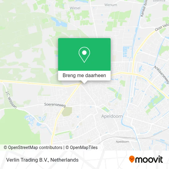 Verlin Trading B.V. kaart