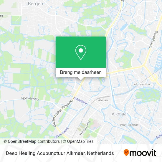 Deep Healing Acupunctuur Alkmaar kaart