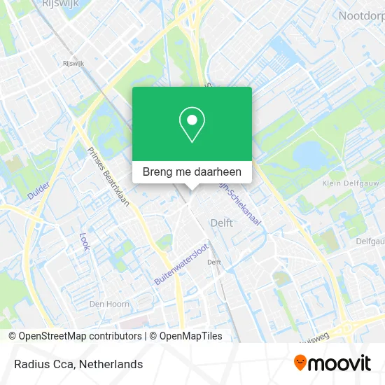 Radius Cca kaart