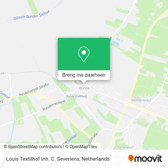 Louis Textilhof Inh. C. Severiens kaart