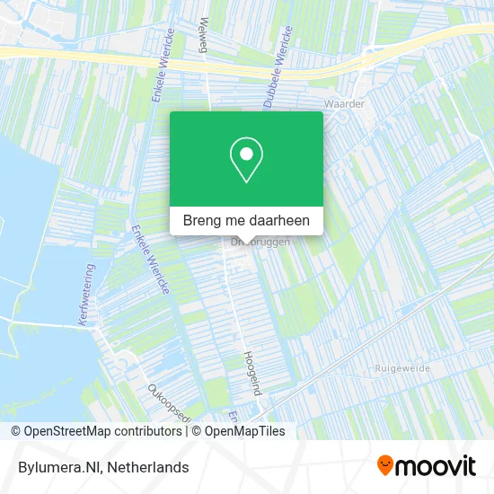 Bylumera.Nl kaart