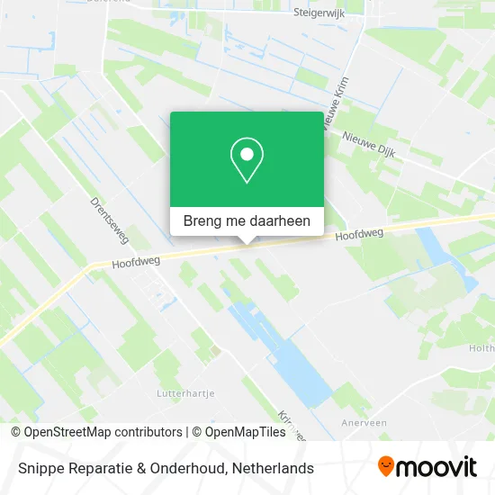Snippe Reparatie & Onderhoud kaart