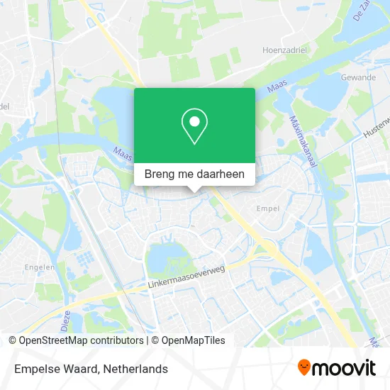 Empelse Waard kaart