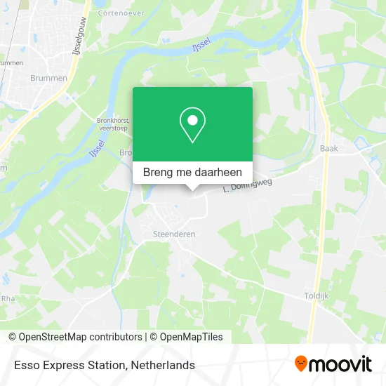 Esso Express Station kaart