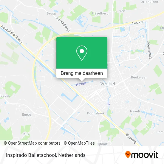 Inspirado Balletschool kaart