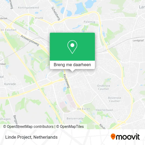 Linde Project kaart