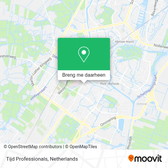 Tijd Professionals kaart