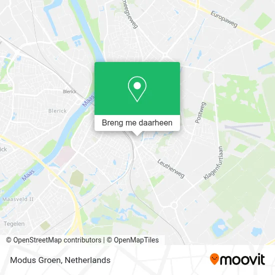 Modus Groen kaart