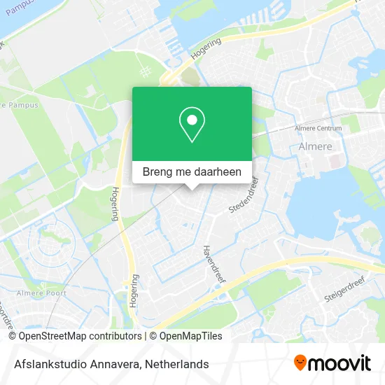 Afslankstudio Annavera kaart