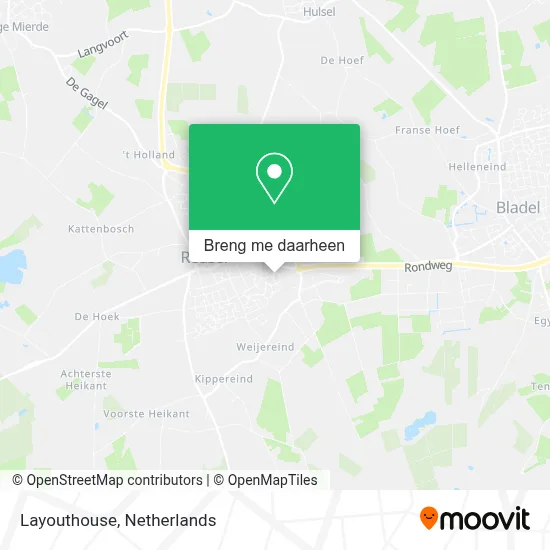 Layouthouse kaart