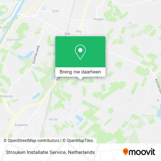 Strouken Installatie Service kaart