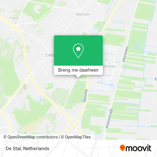 De Stal kaart