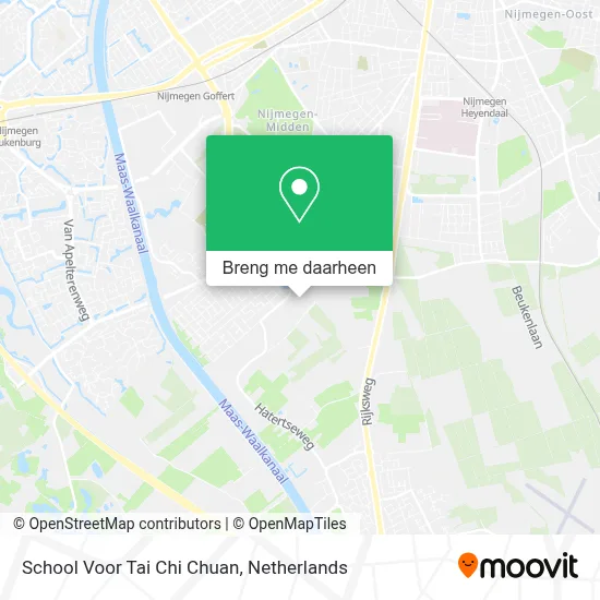 School Voor Tai Chi Chuan kaart