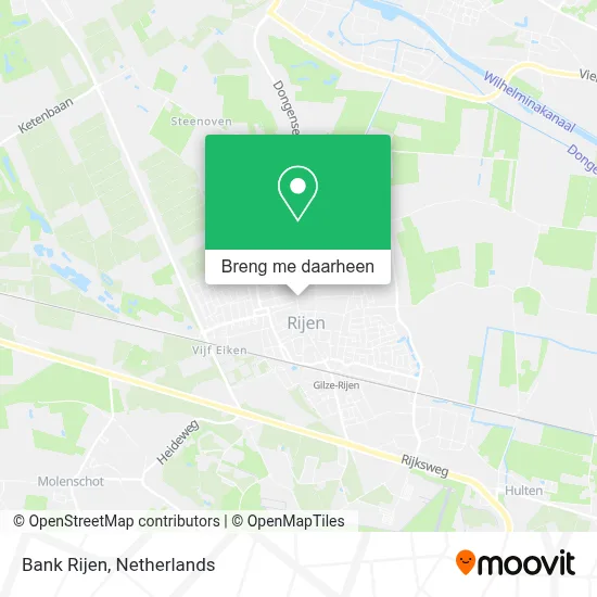 Bank Rijen kaart