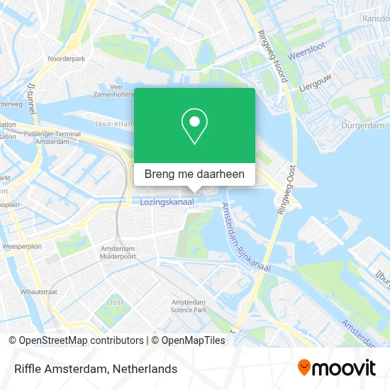 Riffle Amsterdam kaart