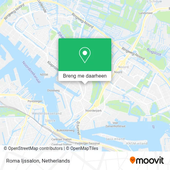 Roma Ijssalon kaart