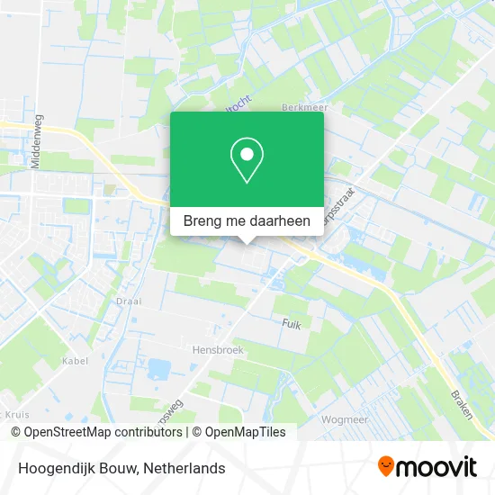 Hoogendijk Bouw kaart