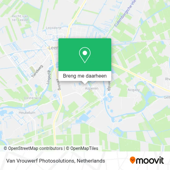 Van Vrouwerf Photosolutions kaart