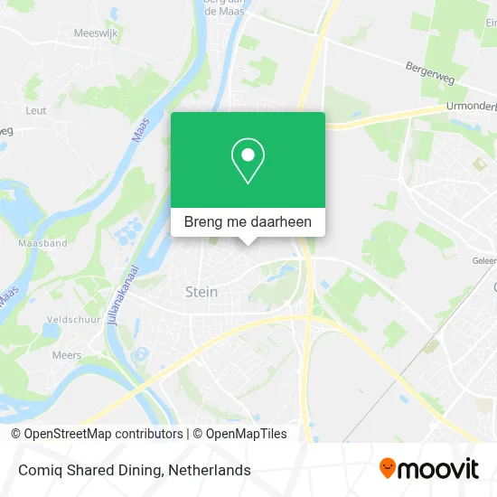 Comiq Shared Dining kaart