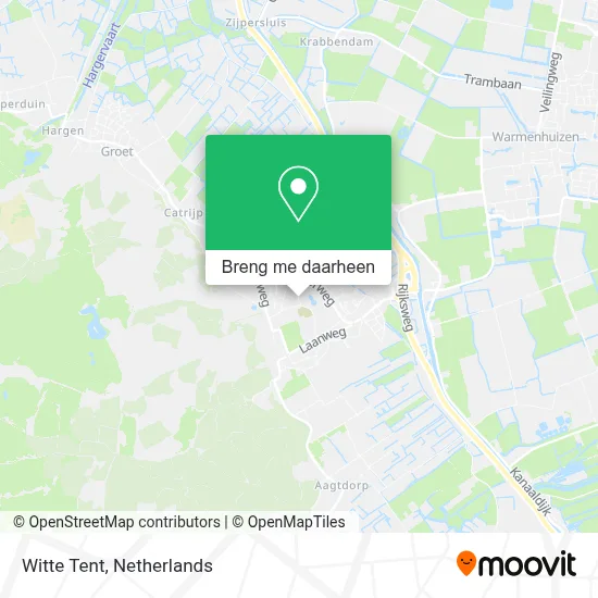 Witte Tent kaart