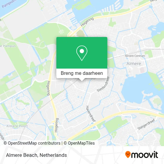 Almere Beach kaart