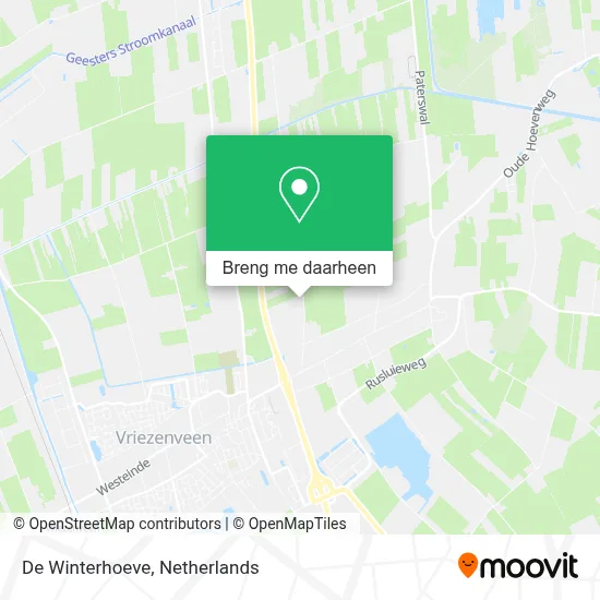 De Winterhoeve kaart