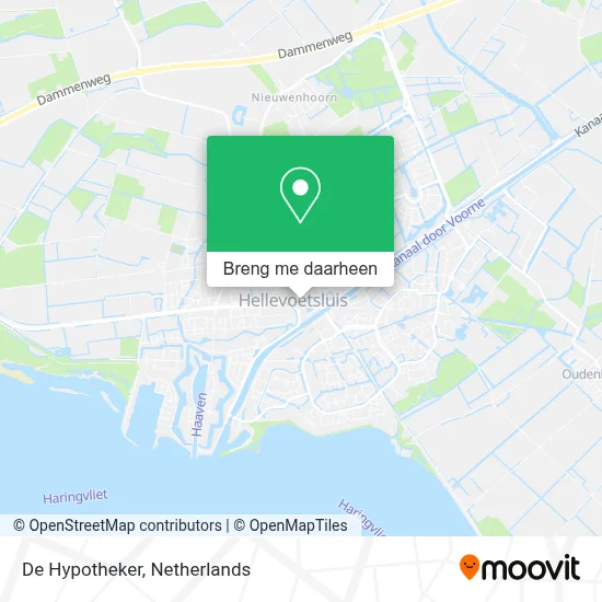 De Hypotheker kaart