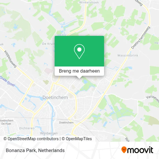 Bonanza Park kaart