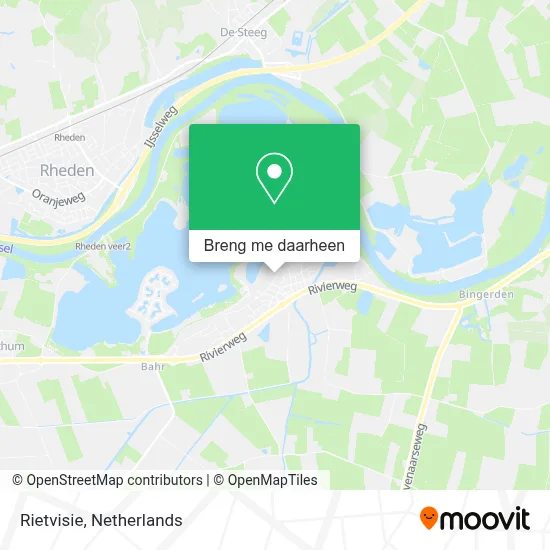 Rietvisie kaart