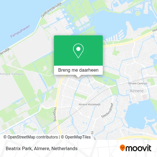 Beatrix Park, Almere kaart