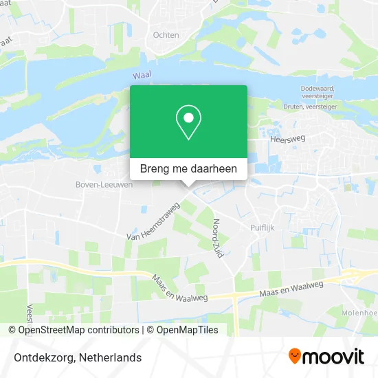 Ontdekzorg kaart