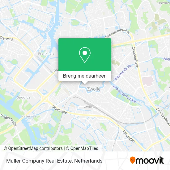 Muller Company Real Estate kaart