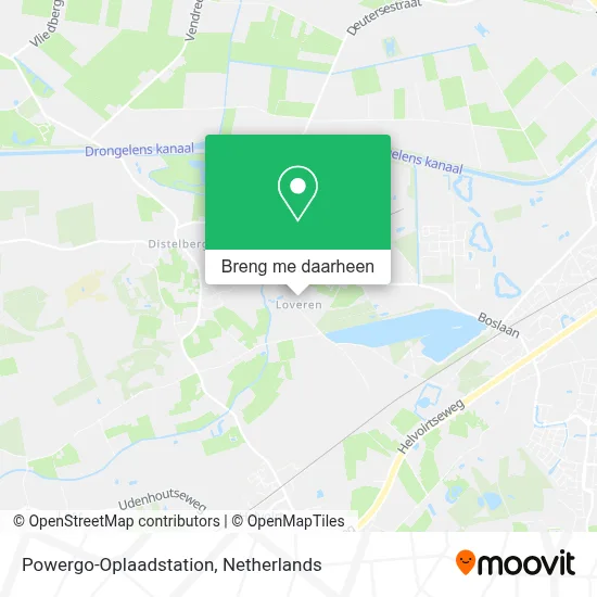 Powergo-Oplaadstation kaart