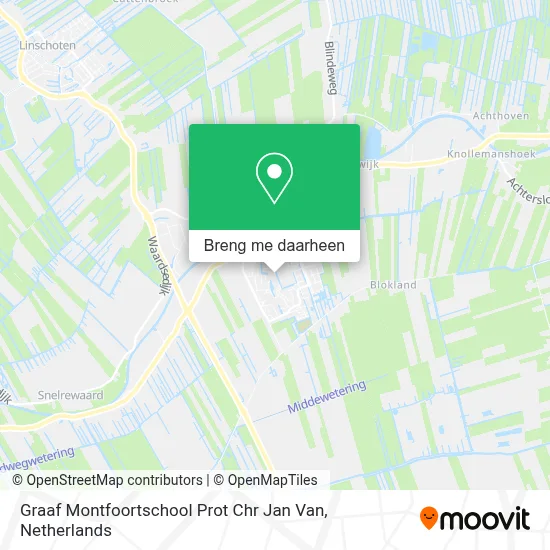 Graaf Montfoortschool Prot Chr Jan Van kaart