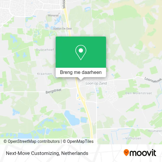 Next-Move Customizing kaart
