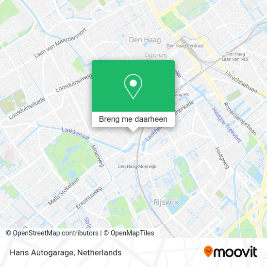 Hans Autogarage kaart