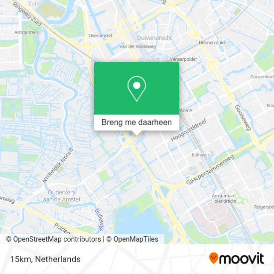 15km kaart
