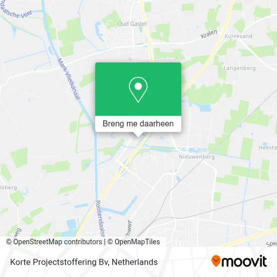 Korte Projectstoffering Bv kaart