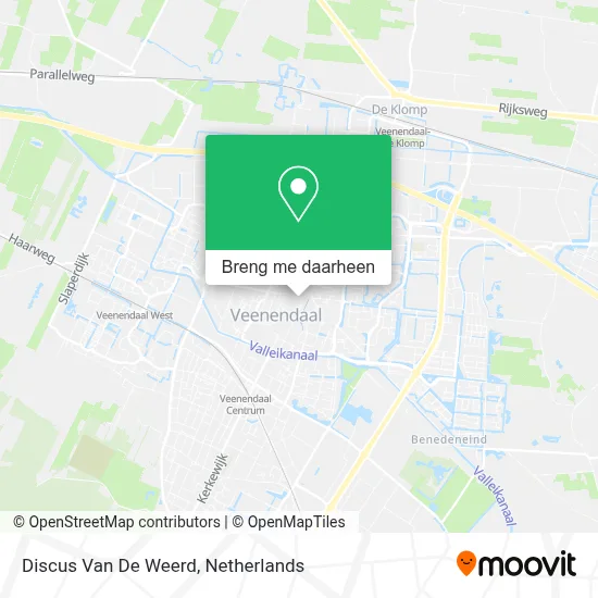 Discus Van De Weerd kaart