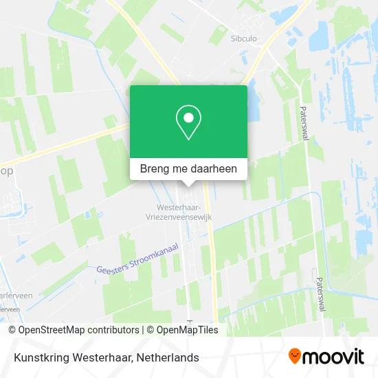 Kunstkring Westerhaar kaart