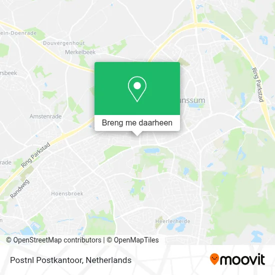 Postnl Postkantoor kaart