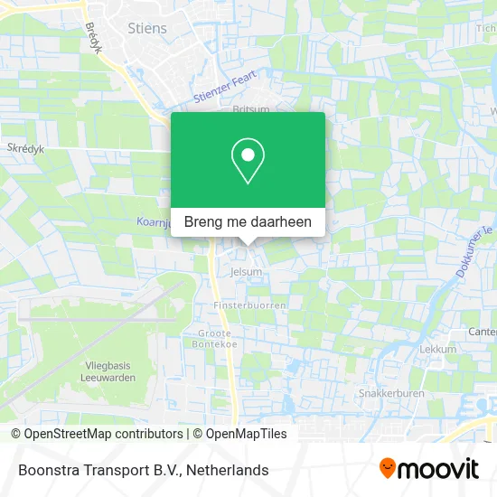 Boonstra Transport B.V. kaart